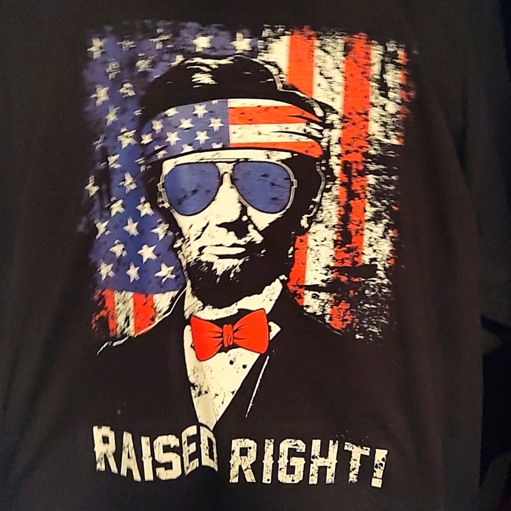 Men's Conservative Tshirt Raised Right 2XL